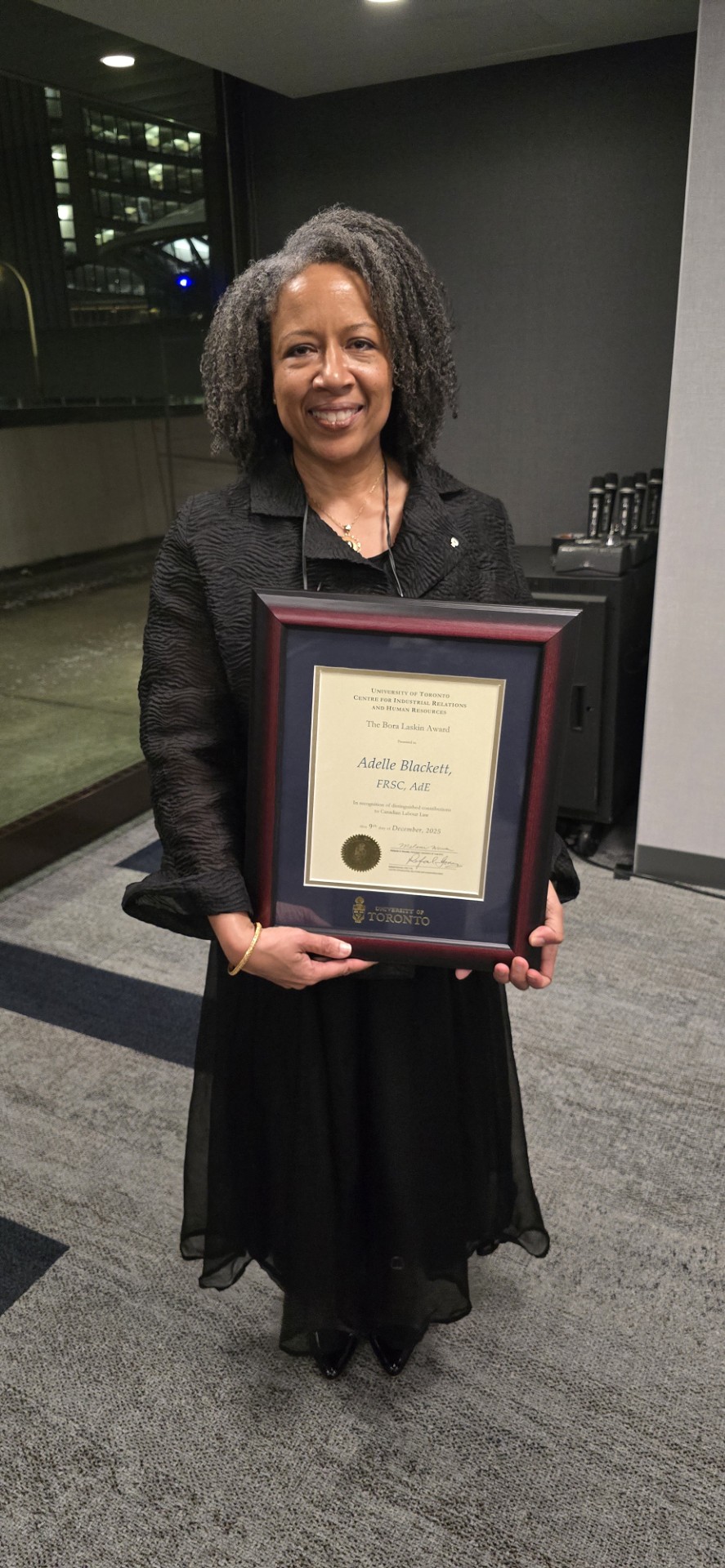 Adelle Blackett 2025 Bora Laskin Award Recipent