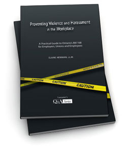 Preventing Violence and Harassment in the Workplace